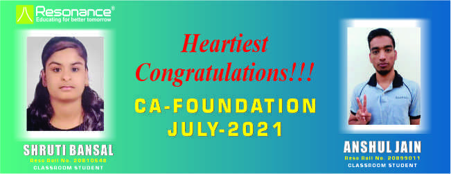CA-Foundation July 2021 Result