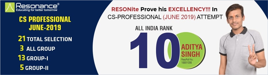 CS Professional June 2019 Result